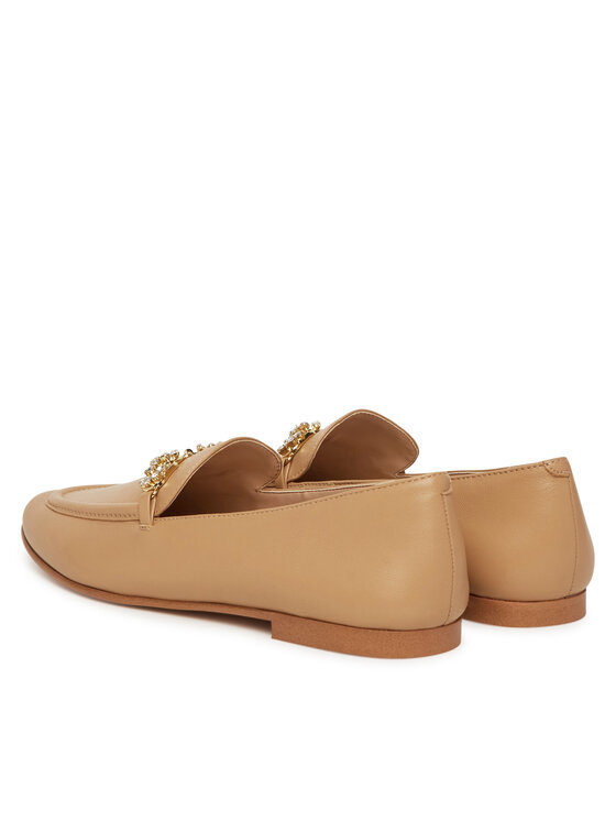 TWINSET Loafersy TWINSET 251TCP134 Brązowy