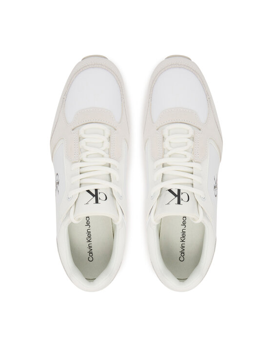 Calvin Klein Jeans Sneakers Calvin Klein Jeans Runner Laceup Sock Mg Nylon Mix YW0YW01644 Alb