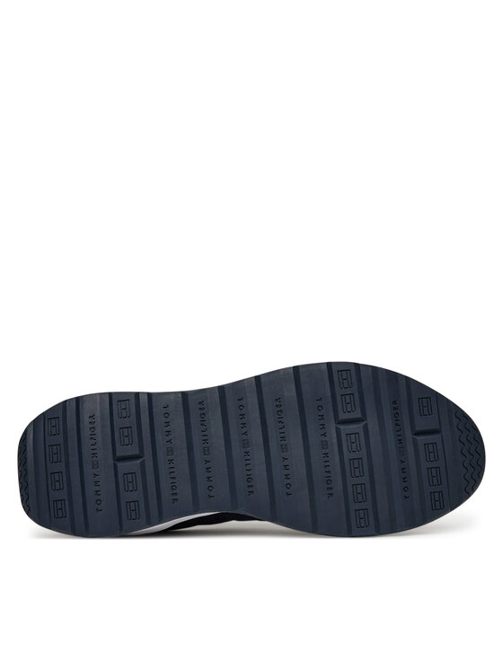 Tommy Hilfiger Sneakersy Tommy Hilfiger Retro Runner Nylon Mix FM0FM05523 Tmavomodrá