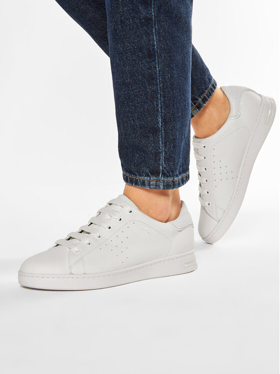 Geox Sneakersy Geox D Jaysen A D621BA 00085 C1001 Biały