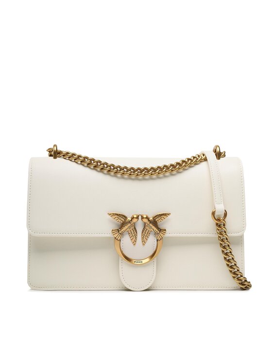 PINKO Torbica PINKO Love One Classic Dc PE 23 PLTT 100941 A0F1 Écru