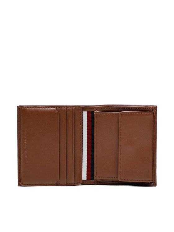 Tommy Hilfiger Portfel Tommy Hilfiger Th Premium Leather Trifold AM0AM10992 Brązowy