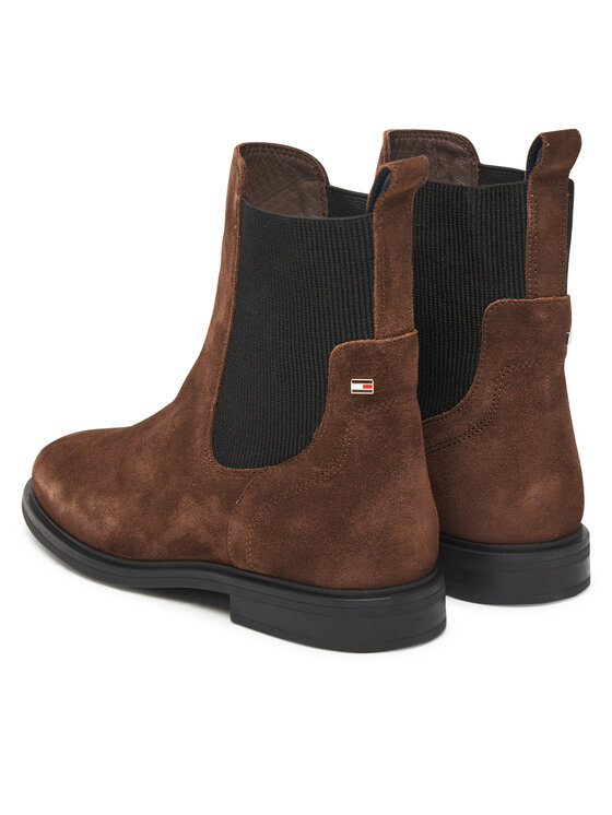Tommy Hilfiger Ghete Jodhpur Tommy Hilfiger Flag Boot FW0FW08780 Maro