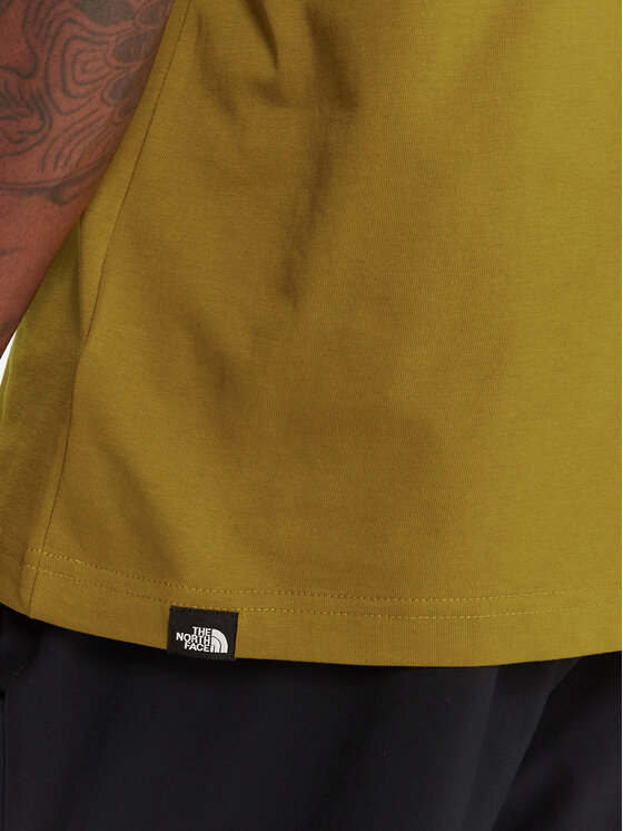 The North Face The North Face Camiseta Simple Dome NF0A87NG Amarillo Regular Fit