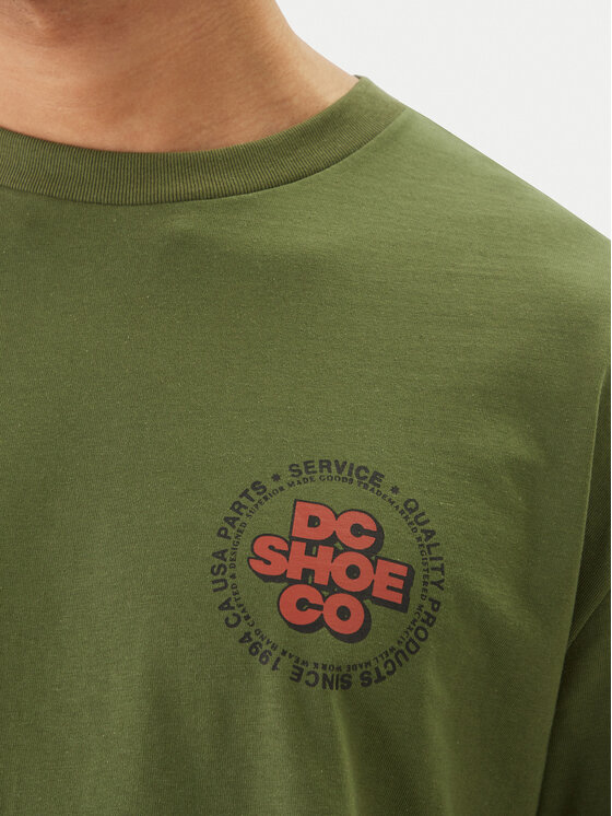 DC Shoes DC Shoes Camiseta Work Circle EDYZT04369 Verde Regular Fit