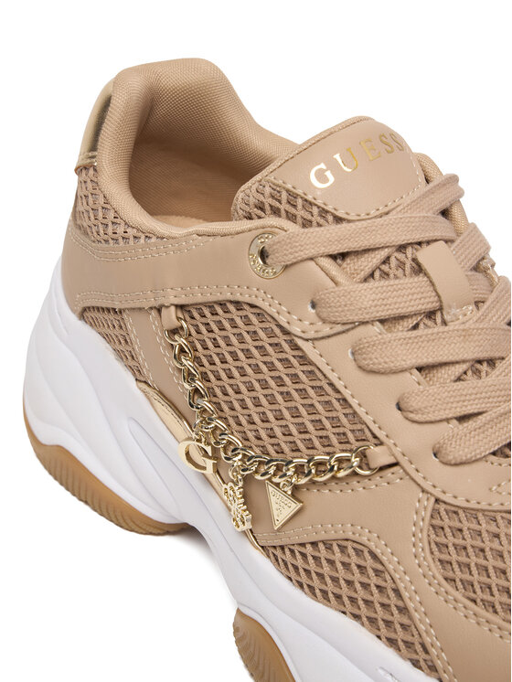 Guess Снікерcи Guess FLPHAR ELE12 Бежевий