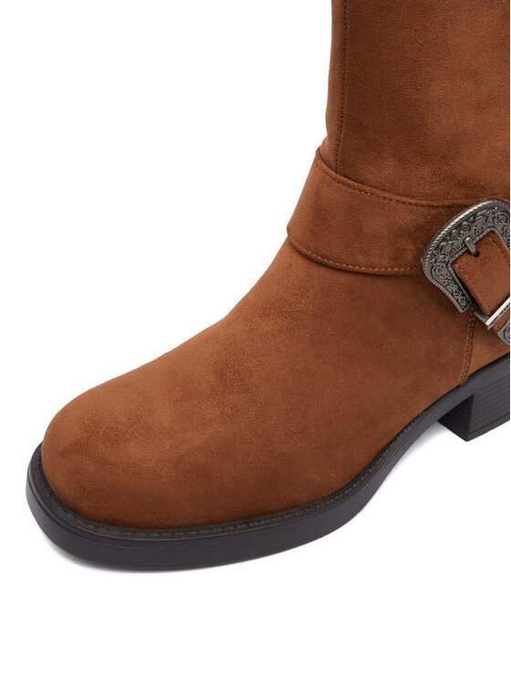 Guess Jeans Botine Guess Jeans CEO-HY62197-1 Maro deschis