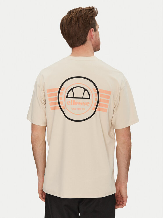 Ellesse Ellesse Футболка Duomo SHZ21889 Бежевий Relaxed Fit