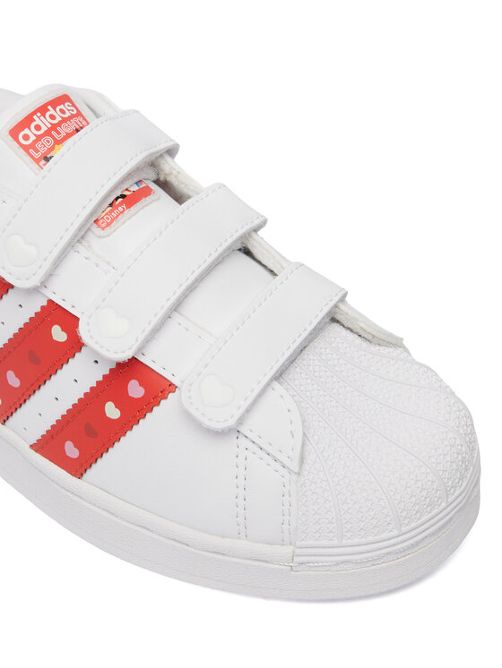 adidas Снікерcи adidas Superstar Led Lights Cf I KK1295 Білий