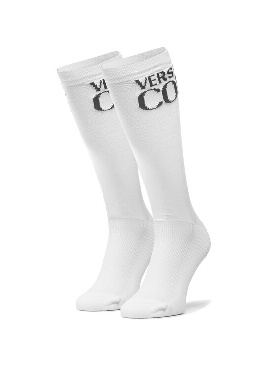 Versace Jeans Couture Dolge nogavice Versace Jeans Couture D9YZAJ51 Bela