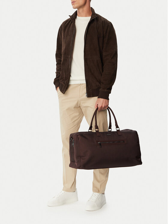 GINO ROSSI Geantă de voiaj GINO ROSSI C-LA374-4756 Maro închis