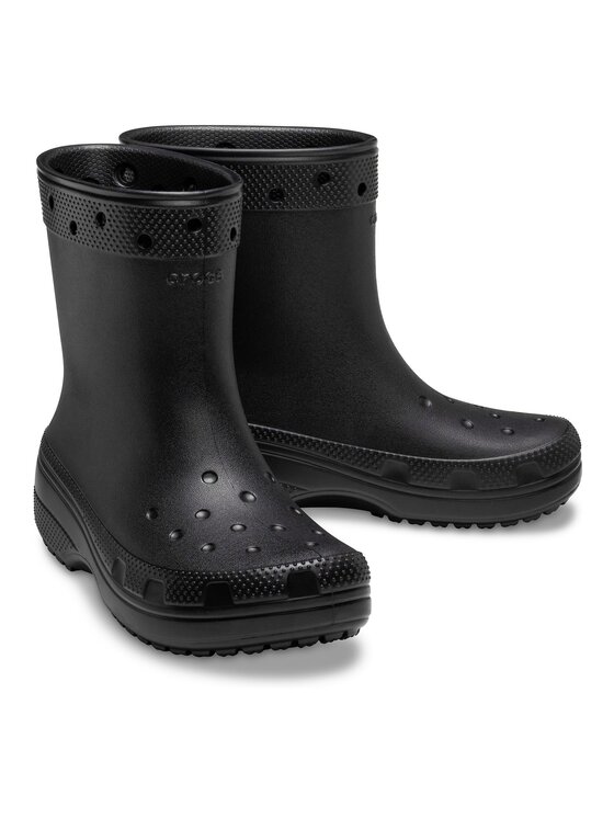 Crocs Γαλότσες Crocs Classic Rain Boot 208363 Μαύρο