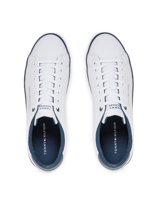 Tommy Hilfiger Snīkeri Tommy Hilfiger Th Hi Vulc Core Low Leather FM0FM05041 Balts