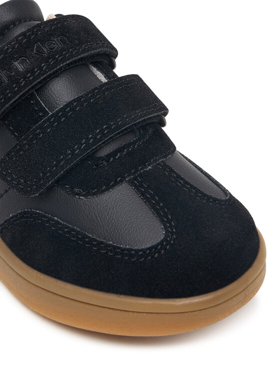 Calvin Klein Sneakersy Calvin Klein Low Cut Velcro Sneaker V1X9-83443-0318 M Černá