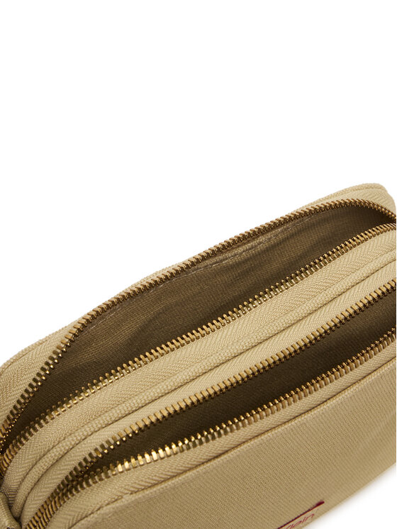 Calvin Klein Дамска чанта Calvin Klein Webbing Strap Canvas Camera Bag LV04F3385G Бежов