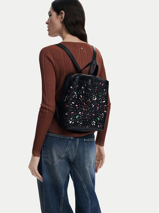 Desigual Mugursoma Desigual Blackwell Sumy 25SAKP25 Melns