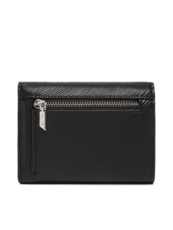 Calvin Klein Portafoglio Calvin Klein Ck Elevated Trifold Md Saffiano K60K610267 Nero