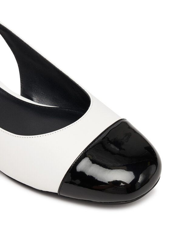 MICHAEL Michael Kors Baleríny MICHAEL Michael Kors Perla 40R4PLFP1L Biela