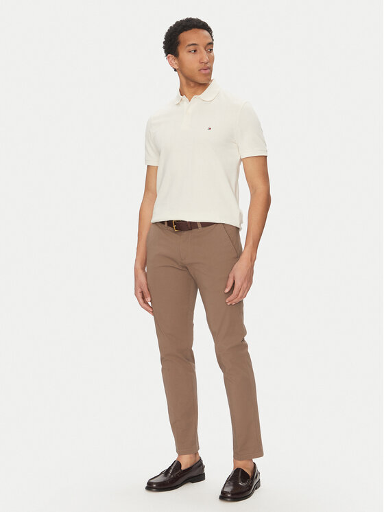 Tommy Hilfiger Tommy Hilfiger Polo Vertical MW0MW38951 Κίτρινο Regular Fit