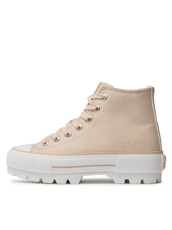 Big Star Shoes Plátenky Big Star Shoes MM274038 Béžová