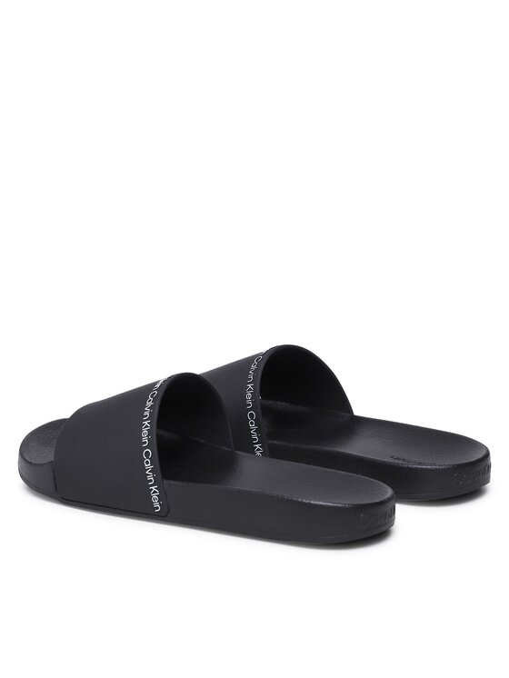 Calvin Klein Nazouváky Calvin Klein Pool Slide Rubber HM0HM00981 Černá
