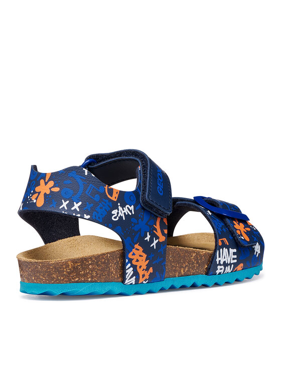 Geox Sandali Geox J Ghita Boy J028LB 06A54 C0693 M Mornarsko modra