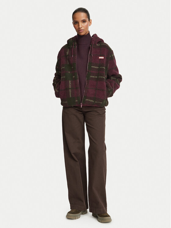 Hunter Hunter Демісезонна куртка HARW0009262 Бордовий Regular Fit