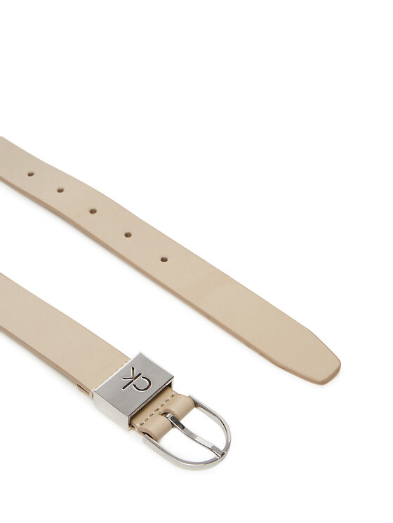 Calvin Klein Ženski remen Calvin Klein Ck Loop Rnd Buckle 2.5_Smooth K60K612936 Bež