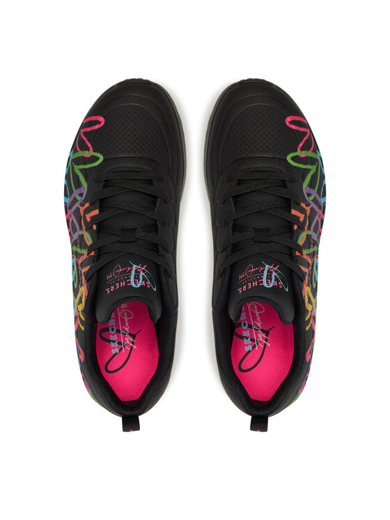 Skechers Снікерcи Skechers Uno Lite - Heat of Lights 177977/BKMT Чорний