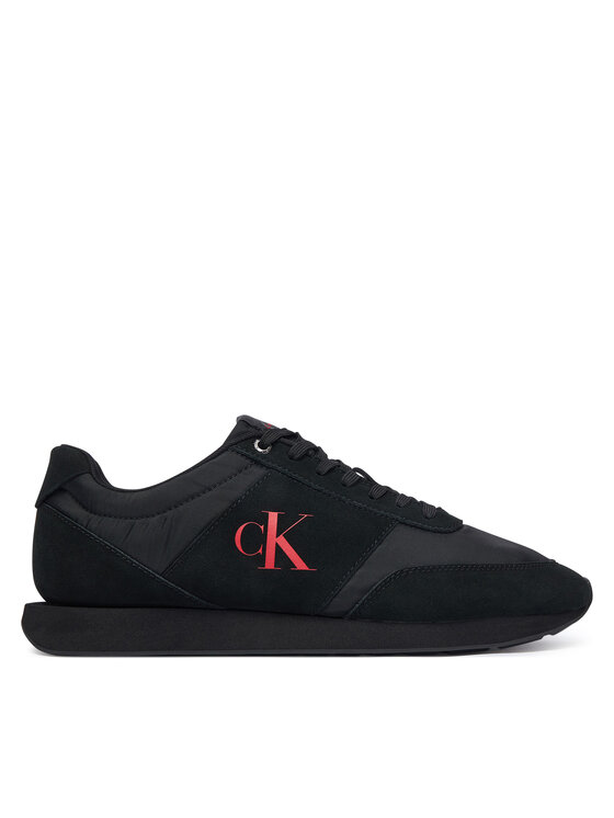 Calvin Klein Superge Calvin Klein Retro Runner Band Lth-Su HM0HM02212 Črna