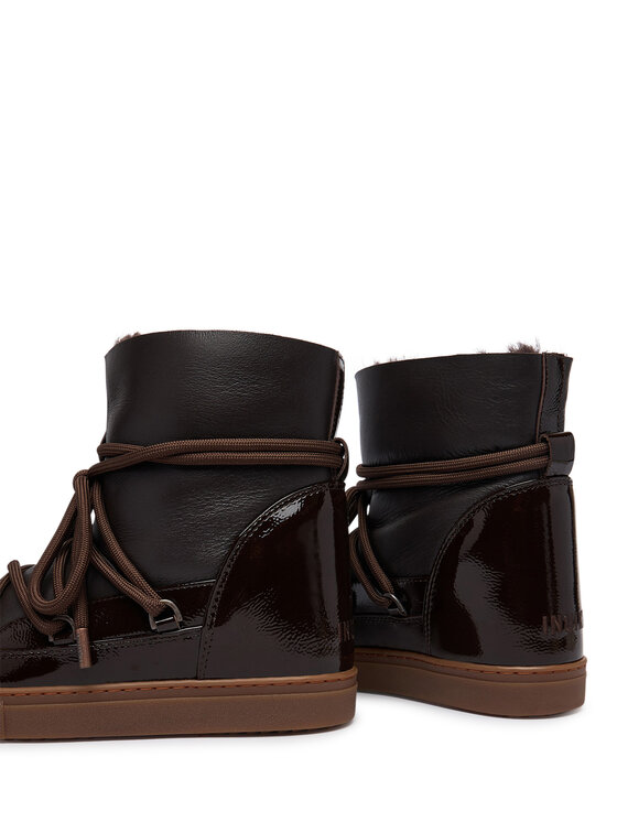 Inuikii Stivali da neve Inuikii Gloss Wedge 1001.004.0052.150 Marrone