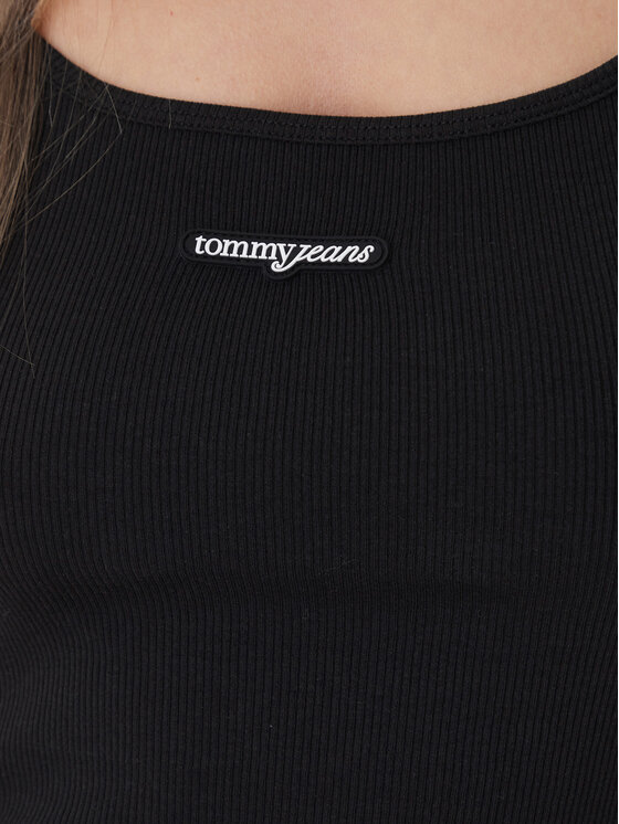 Tommy Jeans Tommy Jeans Top DW0DW22278 Negro Slim Fit