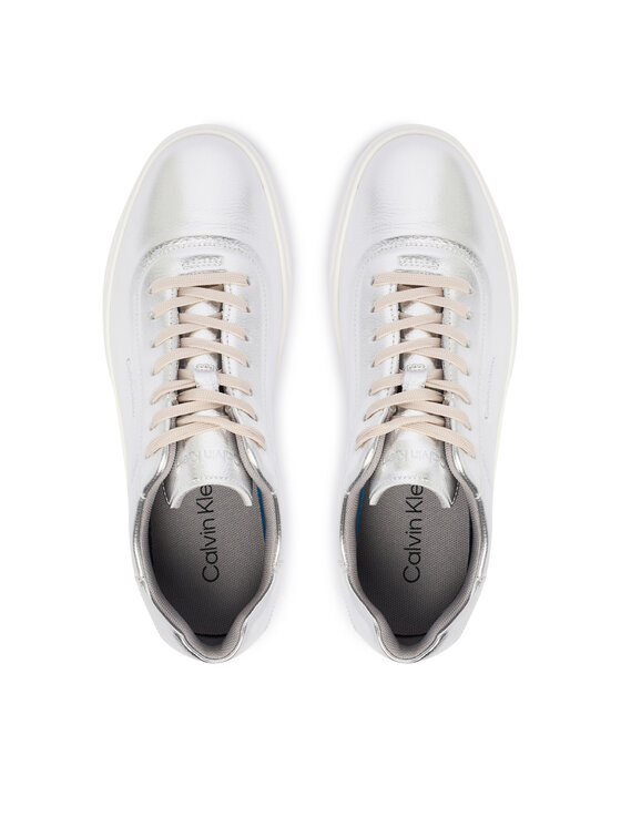 Calvin Klein Sneakersy Calvin Klein HW0HW03289 Srebrny