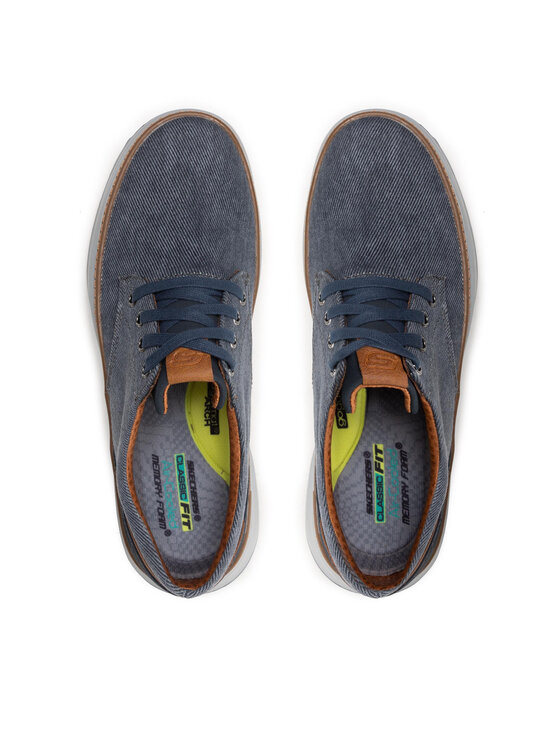 Skechers Poltopánky Skechers Ederson 65981/NVY Tmavomodrá