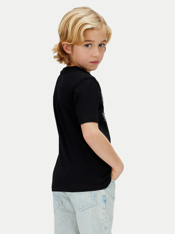 Calvin Klein Jeans Calvin Klein Jeans Camiseta Perforation LVCKSJA04B Negro Regular Fit