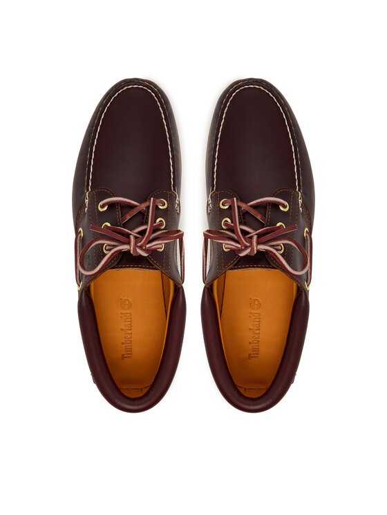 Timberland Мокасини Timberland Authentics Boat 3 Eye Classic TB0500096481 Коричневий