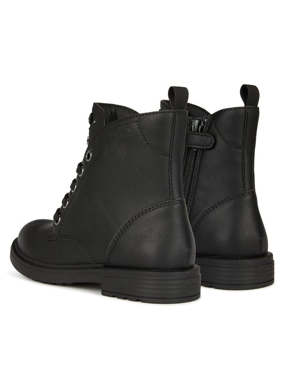 Geox Polokozačky Geox Jr Eclair J169QI 000BC C9B1G S Černá