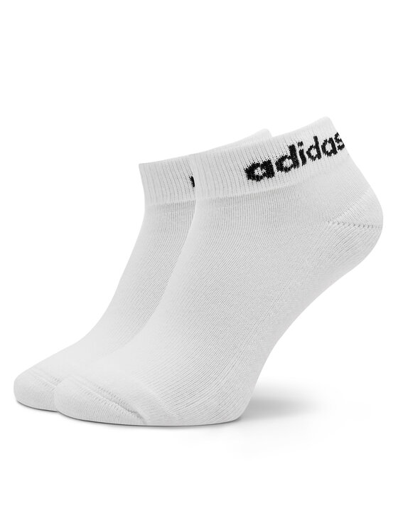 adidas Короткі шкарпетки adidas Linear Ankle Socks Cushioned Socks 3 Pairs IC1304 Сірий