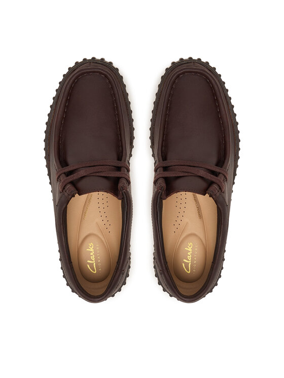 Clarks Туфлі Clarks Torhill Bee 26327768 Темно-коричневий