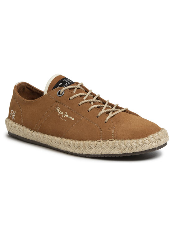 Pepe Jeans Espadrilės Pepe Jeans Tourist Lamu Suede PMS10287 Ruda