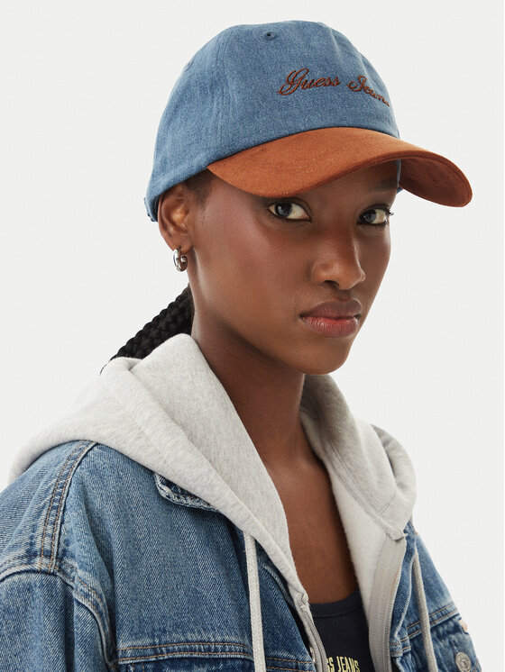 Guess Jeans Шапка с козирка Guess Jeans CEO-GJ-U3-001-SS26 Син
