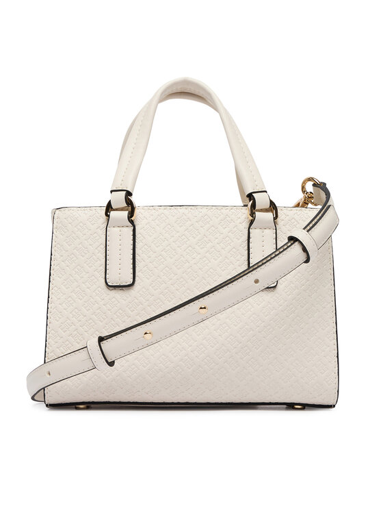 Tommy Hilfiger Borsetta Tommy Hilfiger Th Daily Mini Tote Mono AW0AW18416 Bianco