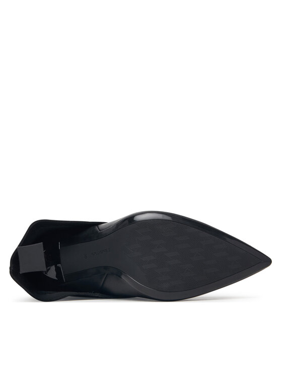 KARL LAGERFELD Μποτάκια KARL LAGERFELD Debutante KL32045A Μαύρο