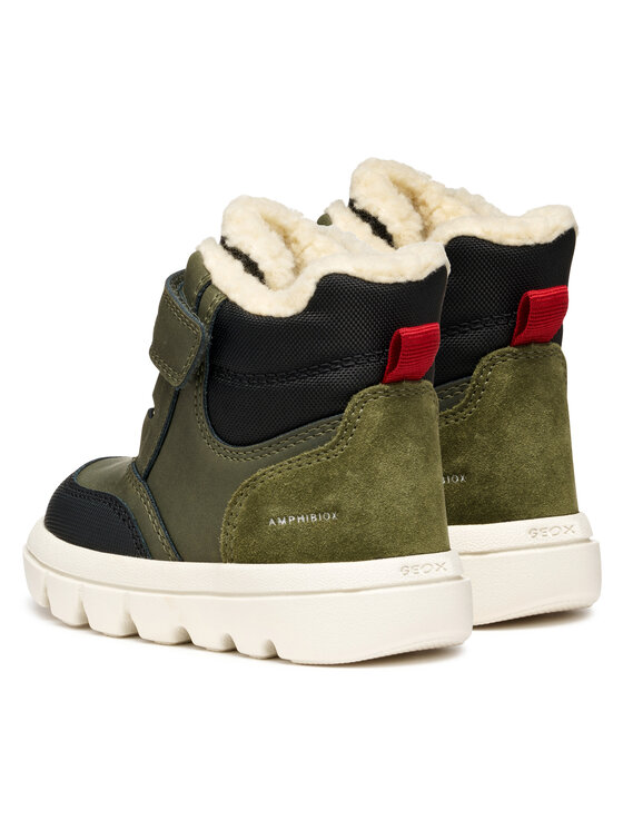 Geox Čižmy Geox B Willaboom B Ab B365BC 0ME22 C0450 S Kaki