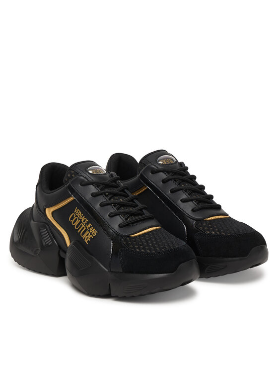 Versace Jeans Couture Снікерcи Versace Jeans Couture 80VA3SU3 ZPB78 G89 Чорний