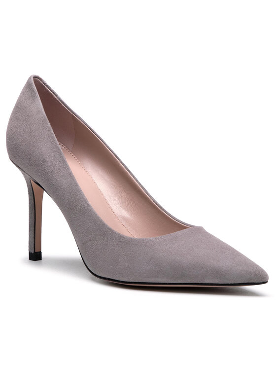 HUGO Туфлі на шпильці HUGO Ines Pump 85-S 50435215 10199283 01 Сірий