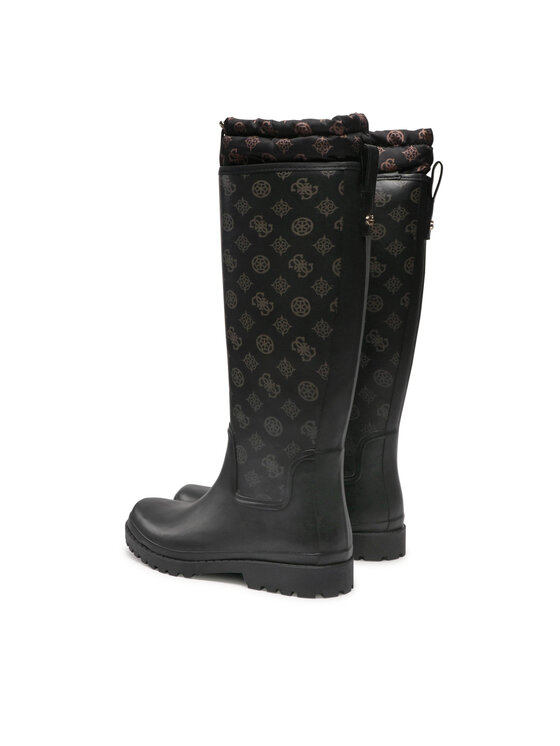 Guess Гумові чоботи Guess Reisa FL7REI FAL11 Чорний