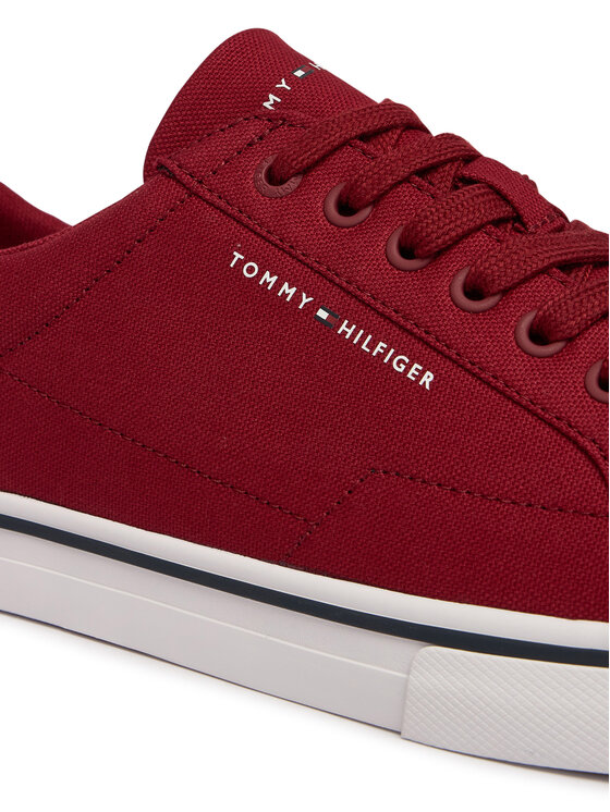 Tommy Hilfiger Zapatillas de tenis Tommy Hilfiger Vulc Core Long Lace FM0FM05688 Guinda/burdeos