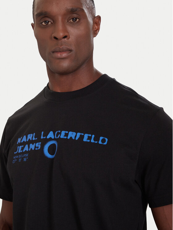 Karl Lagerfeld Jeans Karl Lagerfeld Jeans Camiseta A4M17022 Negro Regular Fit