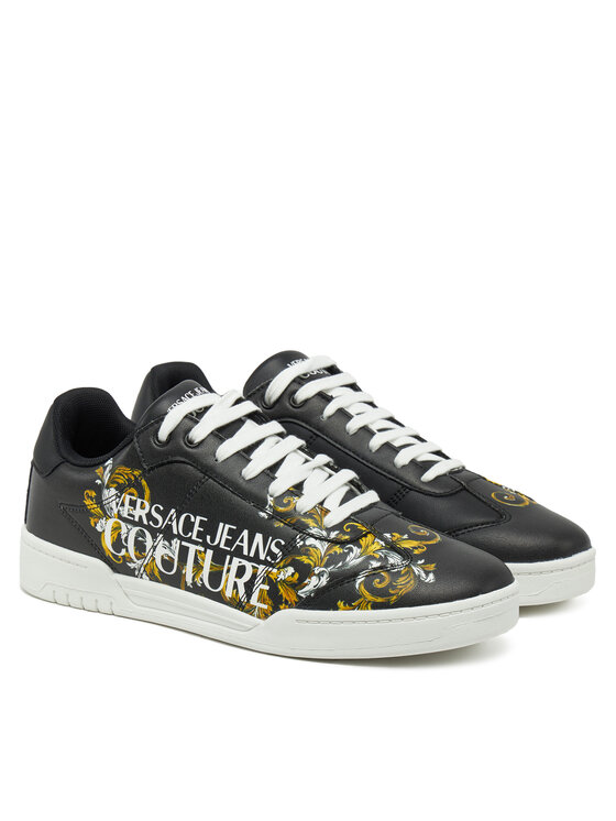 Versace Jeans Couture Снікерcи Versace Jeans Couture 78YA3SD1 Чорний
